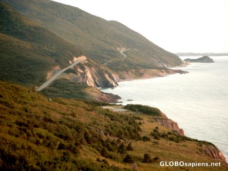 Postcard Cape Breton Island - Cabot Trail nearby Chéticamp