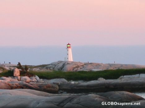Postcard Peggy's Cove Lighthouse