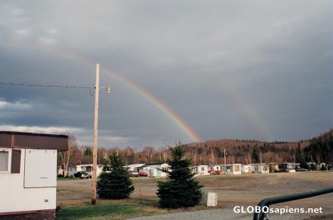 Postcard Double Rainbow