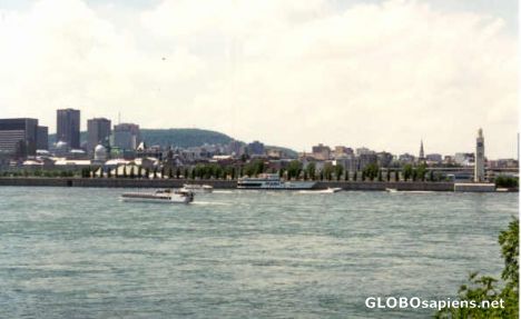 Postcard Montreal - St-Helene Island