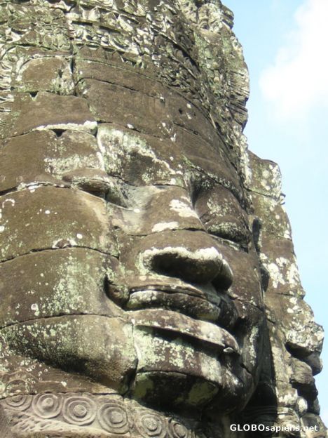 Postcard bayon
