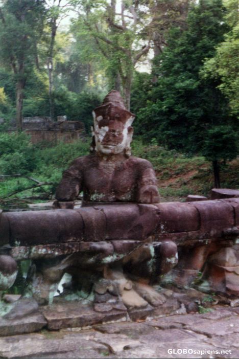 Postcard Stone Guardian