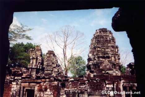 Postcard Ta Phrom Doorway