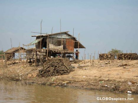 Postcard Tonle Sap Lake - View From Jetty