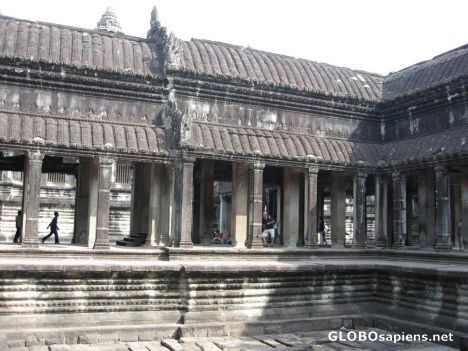 Postcard The Angkor Wat - Lower Terrace