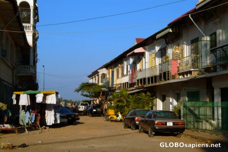 Postcard A side street