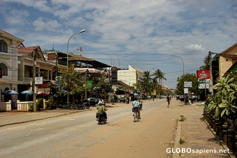 Postcard The Streets of Siem Reap