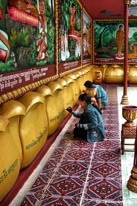 Postcard Wat Preah Prom Rath Temple, Siem Reap