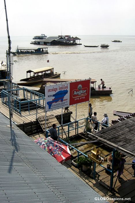 Postcard Floating Village, Tonle Sap Lake
