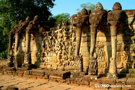 Postcard Between main temples