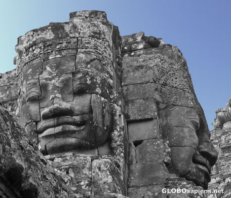 Postcard Bayon