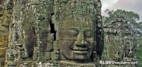 Postcard Bayon Temple
