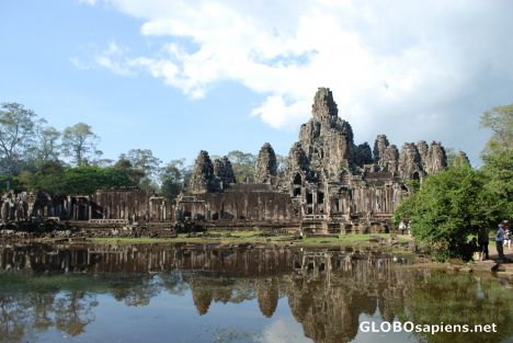 Postcard Bayon Temple 2