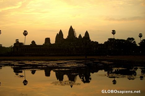 Postcard Angkor Wat Sunrise