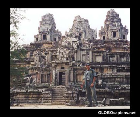 Postcard Me in front of another great pyramidal temple.