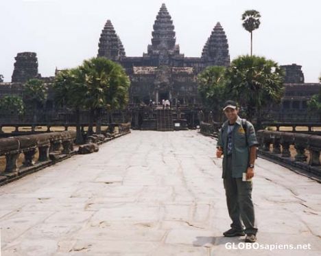 Postcard Me at Angor Wat.