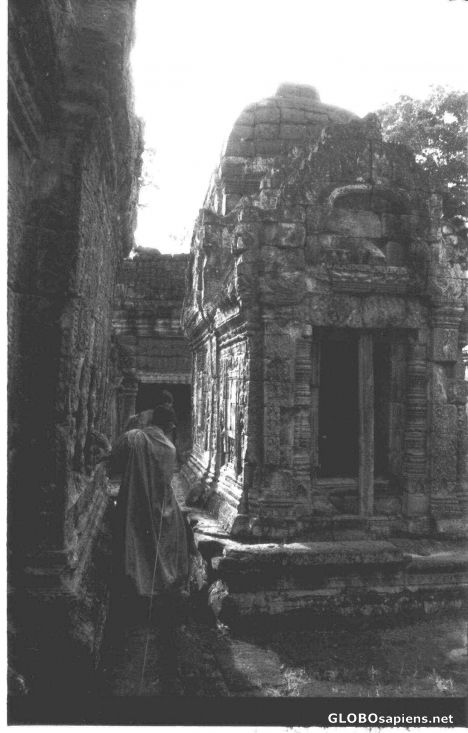 Postcard monks