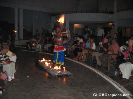 Postcard Dance of Fire