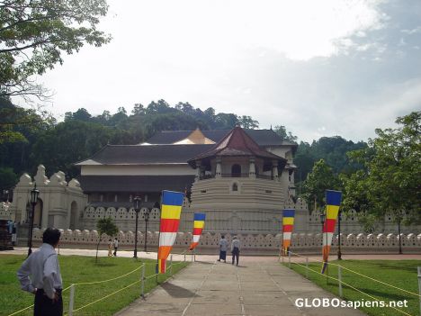 Postcard The Tooth Relic Temple