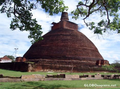 Postcard Abhayagiraya Anuradhapura