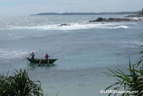 Postcard Fishing in Dikwella Bay