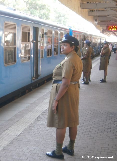 Postcard Policewoman