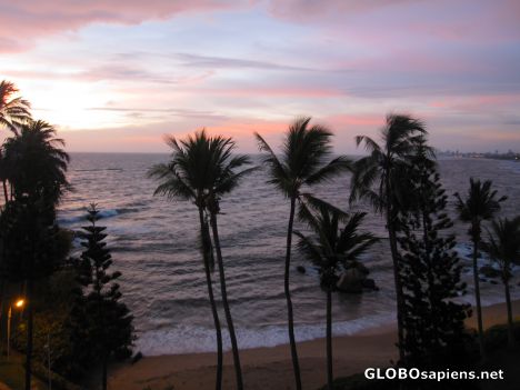 Postcard sunset at mount lavinia 2