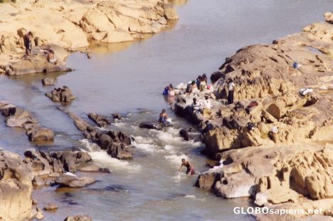 Postcard Life at the river