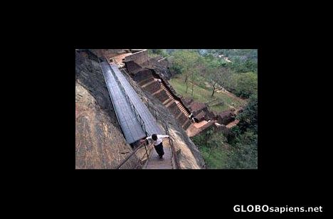 Postcard SIGIRIYA ROCK