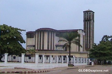 Postcard Notre Dame in Africa