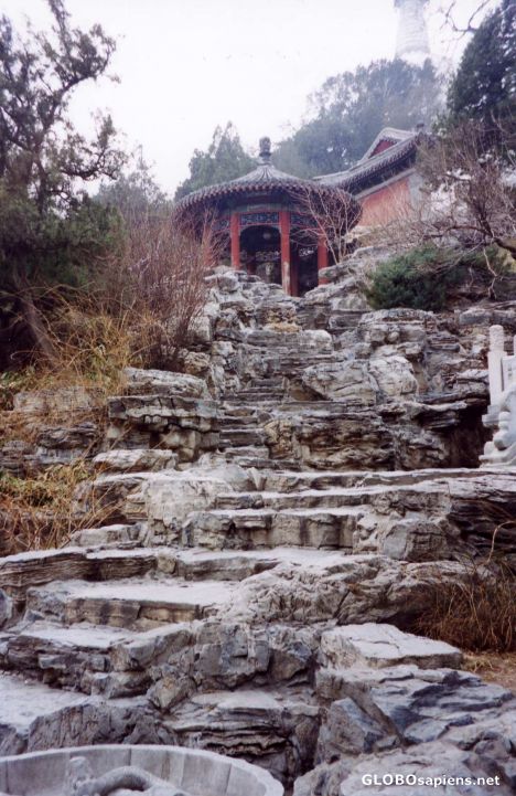 Postcard Rock Garden in Beihai Park