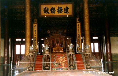 Postcard Inside the Ming Tombs