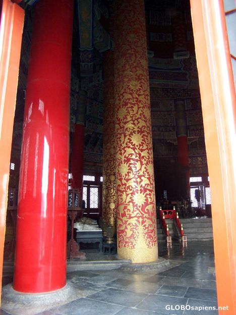 Postcard Inside the Hall of Prayer and Good Harvests