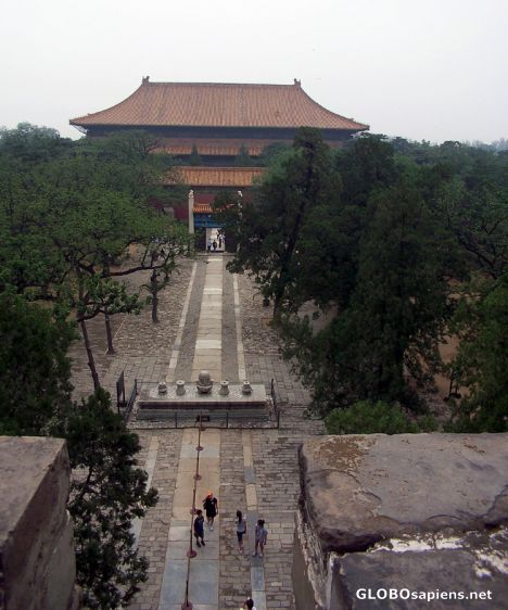 Postcard View from the Spirit toward Hall of Eminent favor