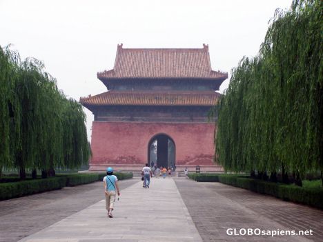 Postcard Shengong Shengde Stele Pavilion