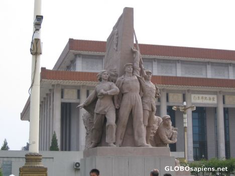 Postcard tiananmen tribute