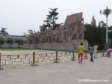 Postcard tiananmen tribute two