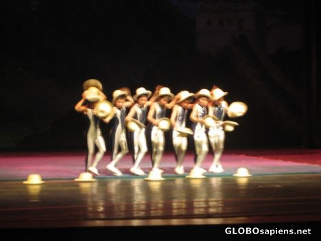 Postcard Beijing Youth Acrobats