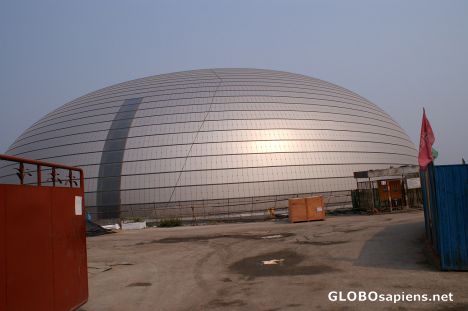 Postcard National Grand Theatre under construction (2)