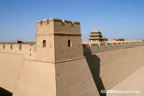 Postcard Jiayuguan - the west end of the Great Wall (2)