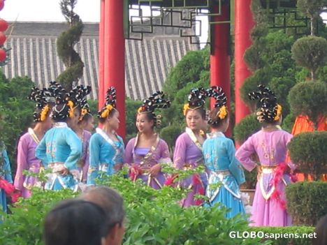 Postcard huaqing beauties