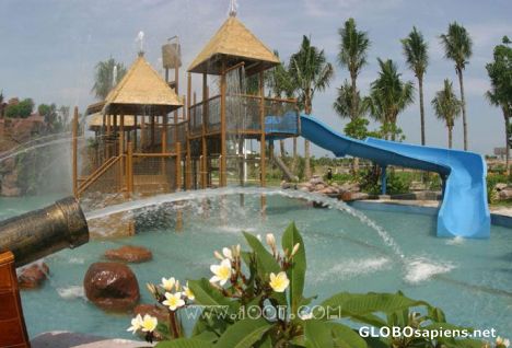 Postcard hot spring
