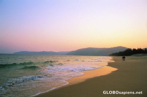 Postcard beach