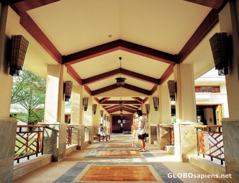 Postcard corridor of Horizon Resort