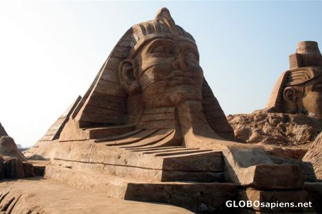 Postcard Sand Sculpture