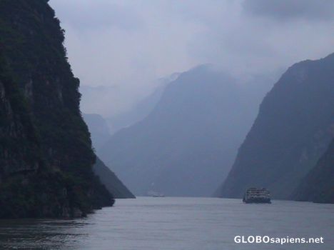 Gorge in the mist