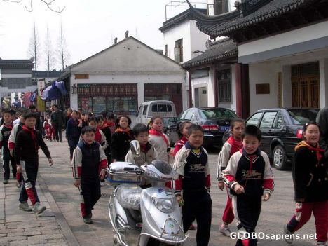 Postcard Running of the Children