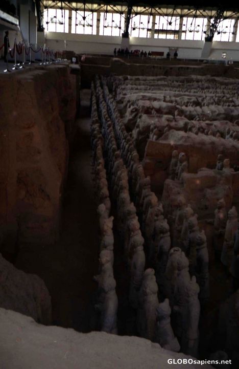 Postcard Terracotta Warriors Pit 2
