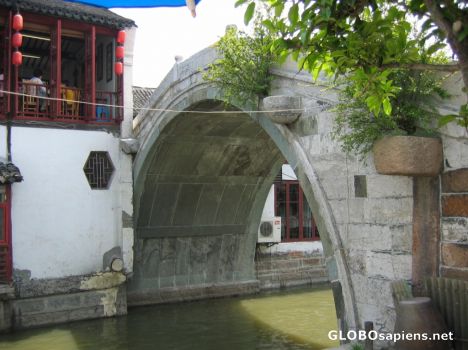 Postcard arched bridge