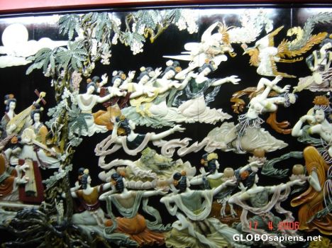 Postcard clay art
